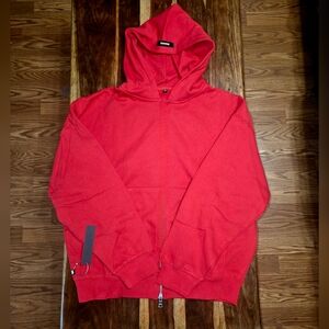 Ananke Unisex Red Hoodie
